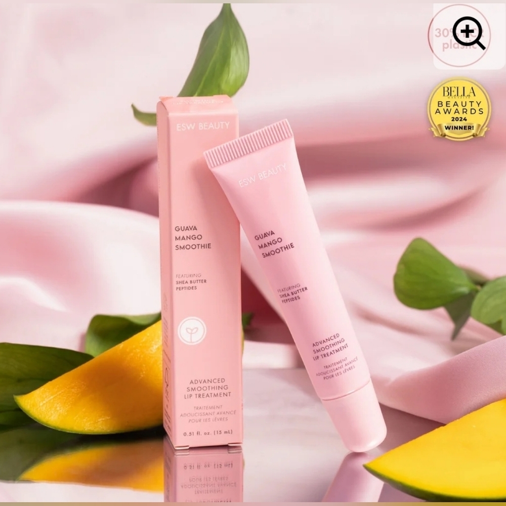 ESW Beauty Guava Mango Smoothie Peptide Lip Treatment BNIB